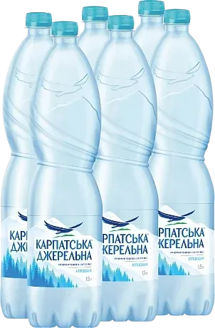 Карпатська Джерельна негазована 1,5 л (6 шт)
