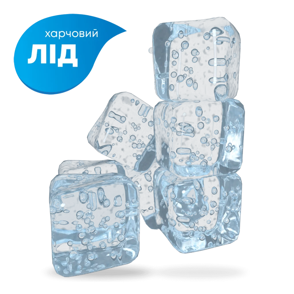 Лід харчовий кубиковий