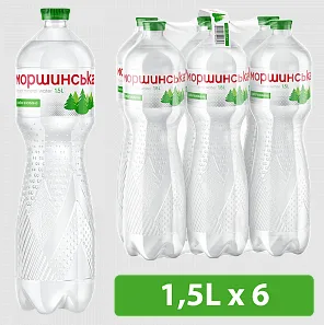 Моршинська слабогазована 1,5 л (6 шт)
