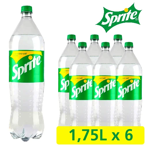 Напій освіжаючий Спрайт 1.75л*6шт.