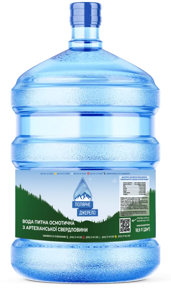 Осмотична вода Полярне Джерело 18,9 л