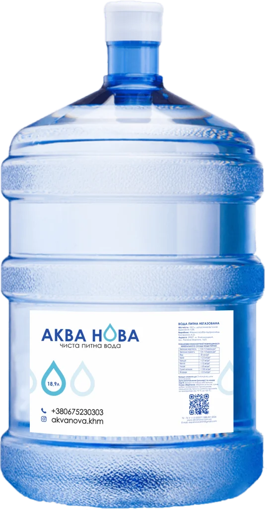 Вода Аква Нова срібна 18,9 л