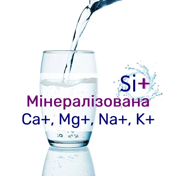 Вода Aqua Plus мінералізована з кремнієм 18,9 л