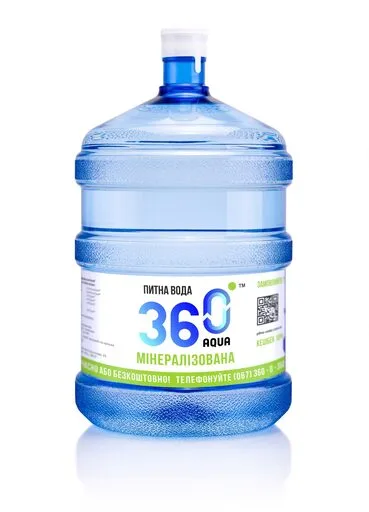 Вода Aqua360 мінералізована 18,9 л
