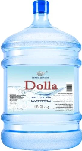 Вода Dolla артезіанська 18,9 л