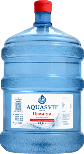 Вода питна Преміум 18,9 л
