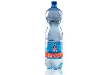 Вода Полтавська Джерельна середньогазована 1,5 л (6 пляшок)