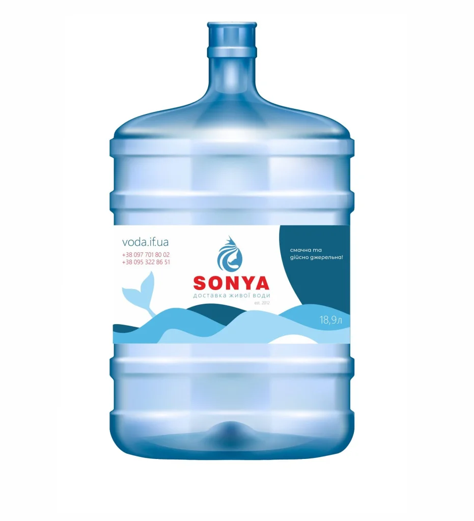Вода Соня джерельна 18,9 л